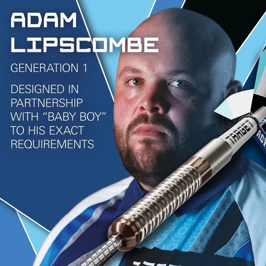 Target Adam Lipscombe G1 Swiss Point 90% Tungsten Steel Tip 25g Darts - Image 3