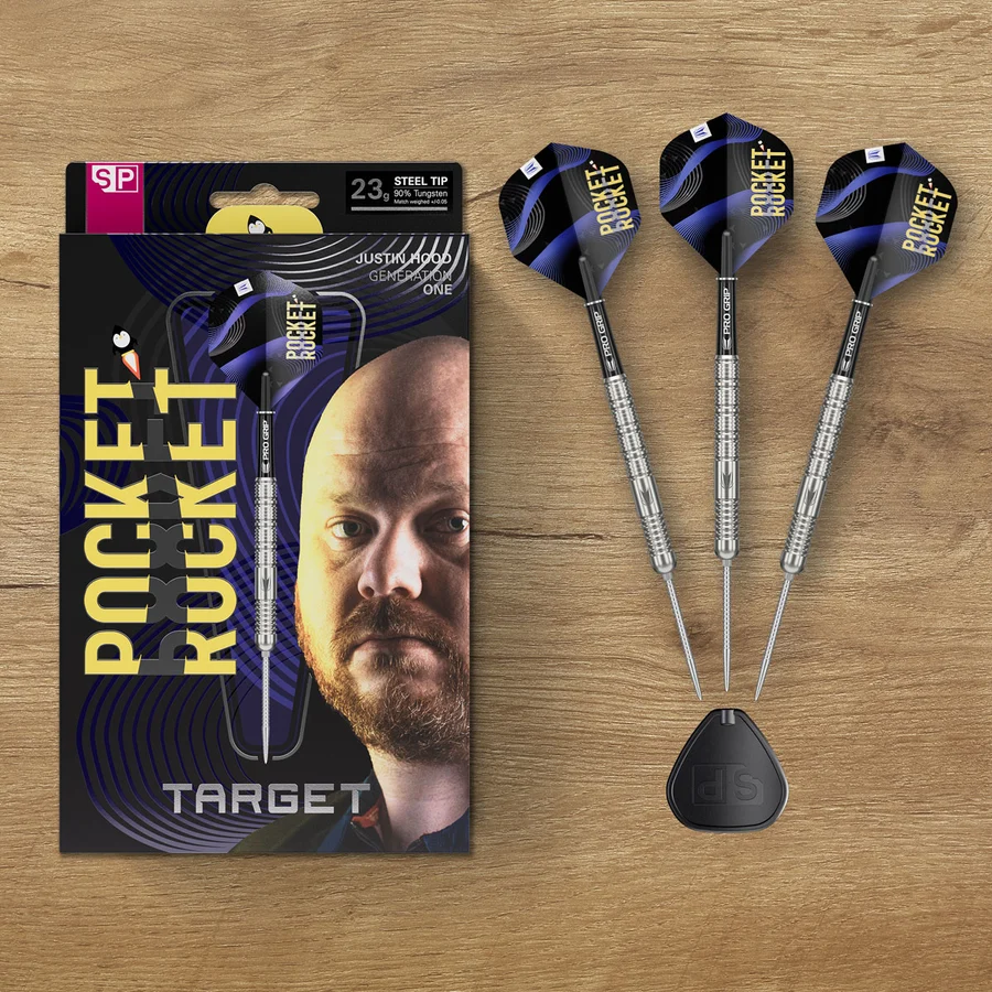 Target Justin Hood G1 Swiss Point 90% Tungsten Steel Tip 23g Darts - Image 7
