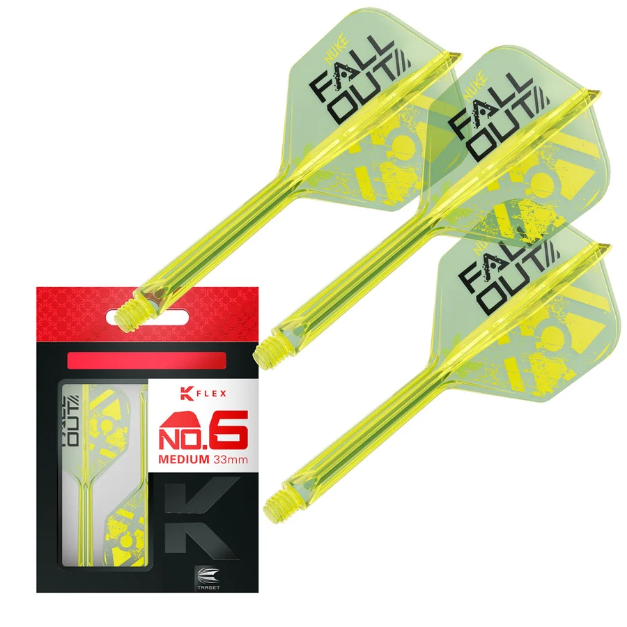 Target Luke Littler Fallout K-Flex Integrated Flights & Shafts No6 Medium