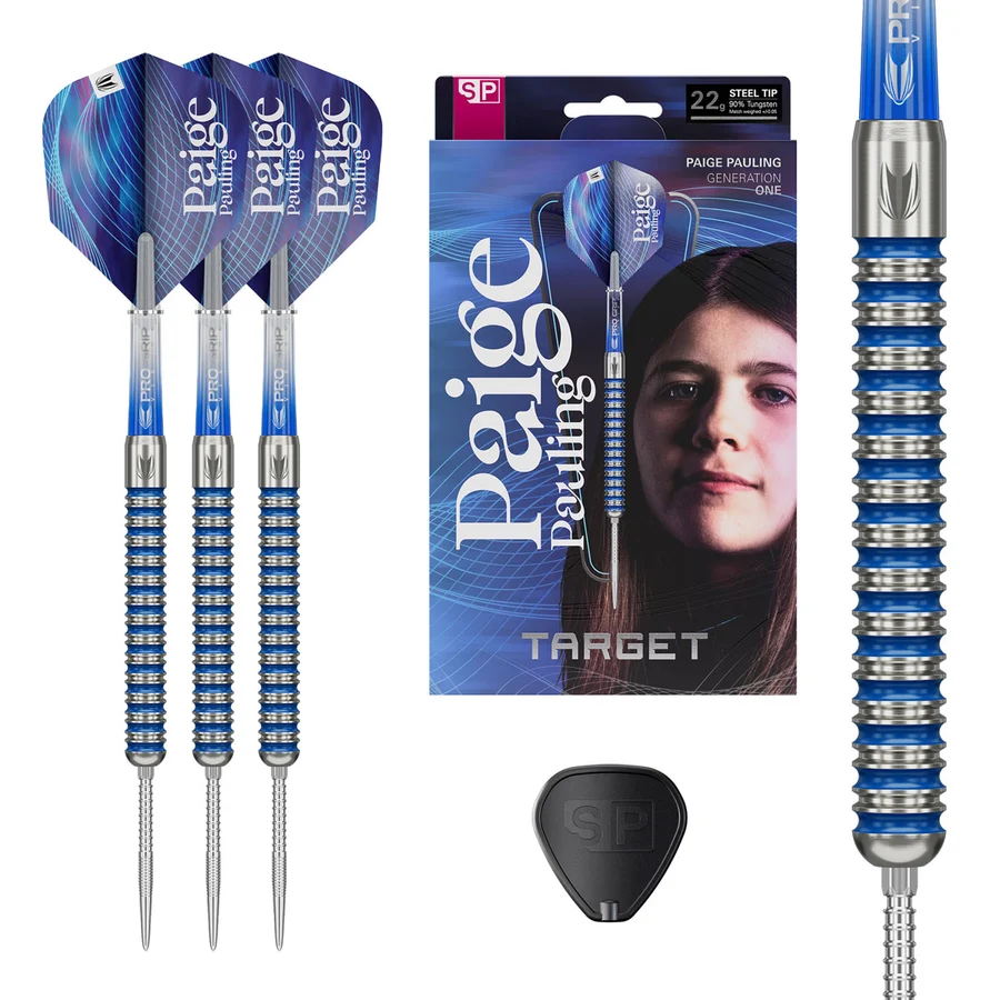 Target Paige Pauling G1 Swiss Point 90% Tungsten Steel Tip 22g Darts