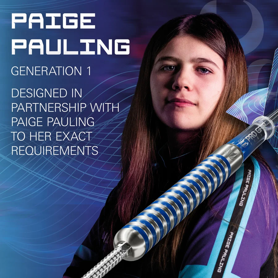 Target Paige Pauling G1 Swiss Point 90% Tungsten Steel Tip 22g Darts - Image 3