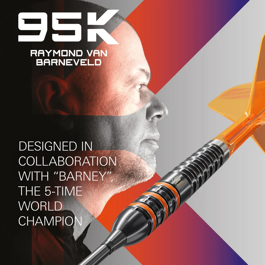 Target Raymond van Barneveld RVB 95K Swiss Point 95% Tungsten Steel Tip 25g Darts - Image 3