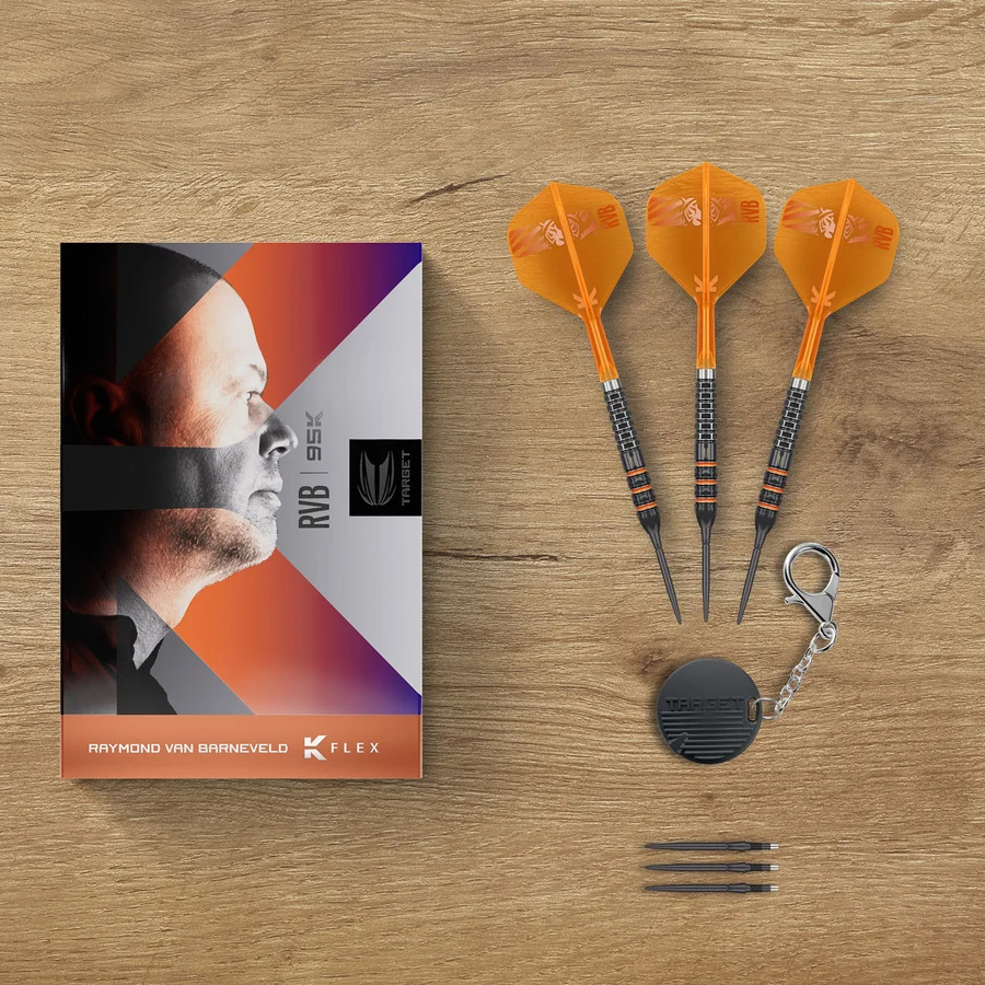 Target Raymond van Barneveld RVB 95K Swiss Point 95% Tungsten Steel Tip 25g Darts - Image 7