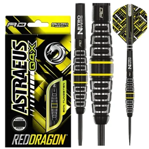 Red Dragon Astraeus Q4X Torpedo 90% Tungsten Steel Tip 21g Darts Set