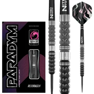Red Dragon Paradym Tapered 90% Tungsten Steel Tip 21g Darts Set