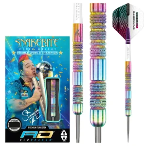 Red Dragon Peter Wright Diamond Fusion Spectron SE 90% Tungsten Steel Tip 22g Darts Set