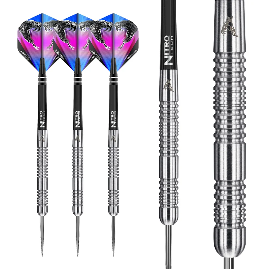 Red Dragon Peter Wright Euro 11 90% Tungsten Steel Tip 20g Darts Set - Image 2