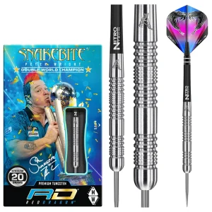 Red Dragon Peter Wright Euro 11 90% Tungsten Steel Tip 24g Darts Set