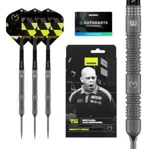 Winmau Michael van Gerwen MvG TS Switch Point 90% Tungsten Steel Tip 25g Darts