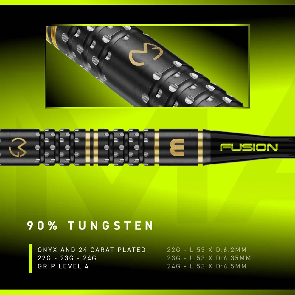 Winmau Michael van Gerwen MvG W-Max Switch Point 90% Tungsten Steel Tip 22g Darts - Image 4